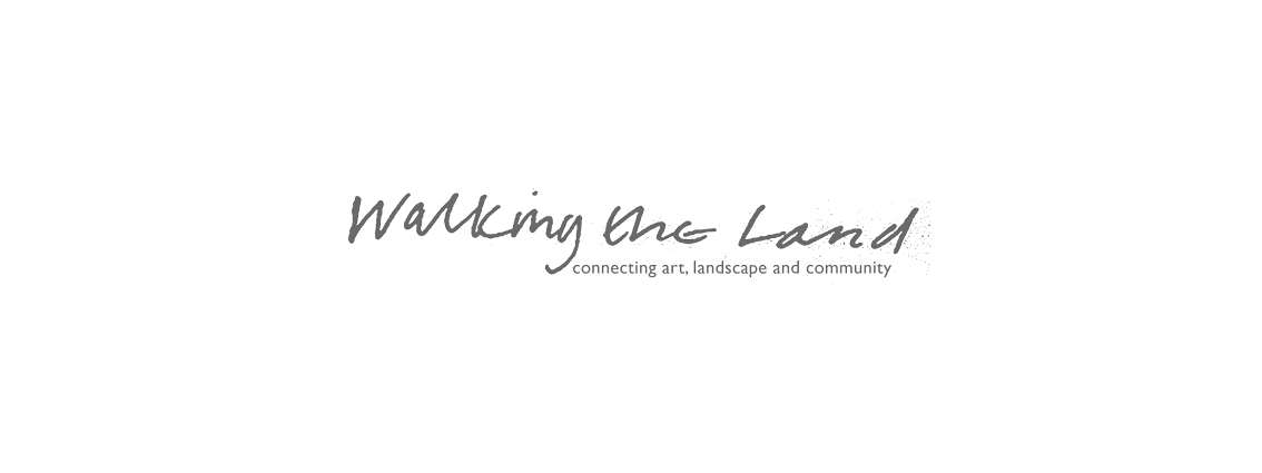 hand drawn walking logo